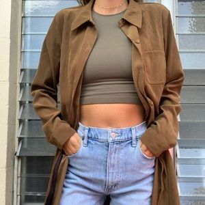 90s Eric Charles trench coat
